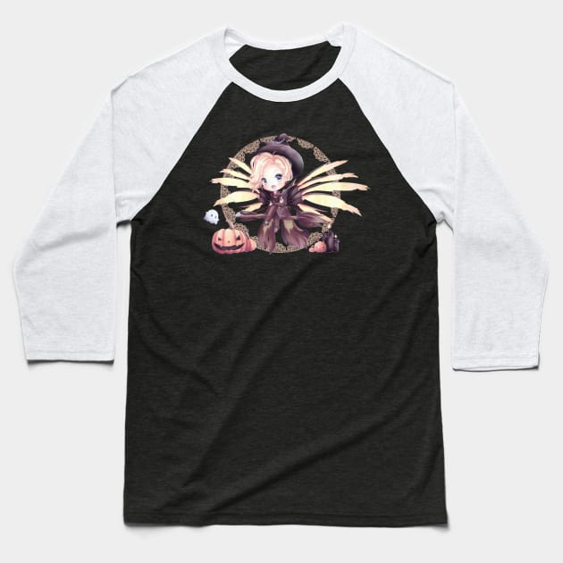 Cute Chibi Mercy Witch Painting Baseball T-Shirt by Blonya